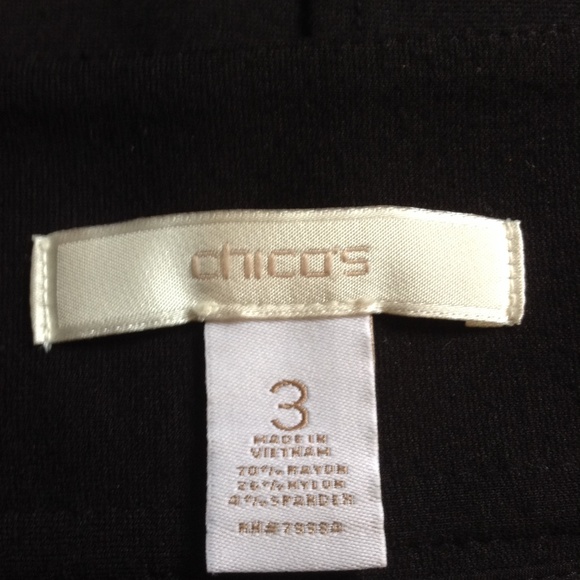 Chico's Black Plus Size Pencil Skirt - Picture 6 of 6